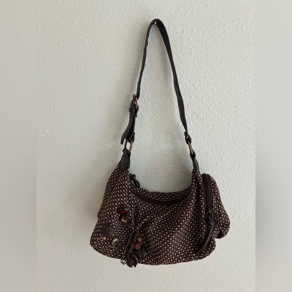 Vintage Y2K Shoulder Bag with phone slot